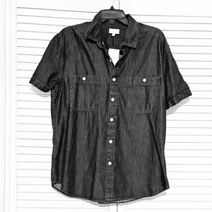 True Craft Shirt - Black Denim - Men's - Size Small - New with tags